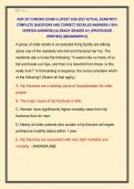 NUR 257 CHRONIC EXAM 4 LATEST 2026-2027 ACTUAL EXAM WITH &NewLine;COMPLETE QUESTIONS AND CORRECT DETAILED ANSWERS &lpar;100&percnt; &NewLine;VERIFIED ANSWERS&rpar; &vert;ALREADY GRADED A&plus;&vert; &vert;&vert;PROFESSOR &NewLine;VERIFIED&vert;&vert; &vert;&vert;BRANDNEW&excl;&excl;&excl;&vert;&vert; 