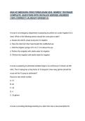 NGN ATI MEDSURG PROCTORED EXAM 2026  NEWEST TESTBANK COMPLETE  QUESTIONS WITH DETAILED VERIFIED ANSWERS &lpar;100&percnt; CORRECT&rpar; &sol;ALREADY GRADED A&plus;