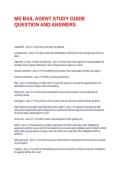 MS BAIL AGENT STUDY GUIDE QUESTION AND ANSWERS