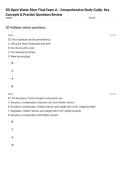 SSI Open Water Diver Final Exam A &ndash; Comprehensive Study Guide&comma; Key Concepts & Practice Questions Review