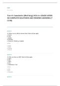 med surg EXAM A&plus; GRADE ASSURED COMPLETE SOLUTIONS AND VERIFIED ANSWERS
