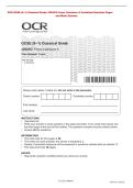 and Mark Scheme&NewLine;OCR GCSE &lpar;9&ndash;1&rpar; Classical Greek J292&sol;02 Prose Literature A Combined Question Paper