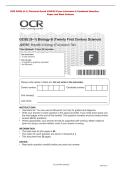 Paper and Mark Scheme&NewLine;OCR GCSE &lpar;9&ndash;1&rpar; Classical Greek J292&sol;02 Prose Literature A Combined Question 