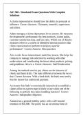 AIC 300 - Simulated Exam Questions With Complete Solutions