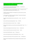 Comp Sci 1033&colon; UWO Study Guide Questions and Answers&period;