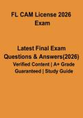 Florida CAM License 2026 Exam PDF &vert; Study Guide & Practice Questions for Certification