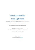 Virtual ATI Predictor Green Light Exam &vert; 2025&ndash;2026 NCLEX-RN Comprehensive Readiness Assessment with Evidence-Based Rationales