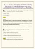 Exam 1&colon; NR 324 &sol; NR324 &lpar;2026&ndash;2027 NEW UPDATE&rpar; Adult Health I &vert; Complete Q&A Study Guide &vert; 100&percnt; Verified Solutions &vert; Guaranteed Grade A &ndash; Chamberlain