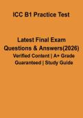 ICC B1 Practice Test PDF &vert; Building Inspector Exam Study Guide & Questions with Answers
