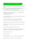COMPSCI 1033&colon; Week 5 - COMPSCI 1033 Test Questions and Answers&period;