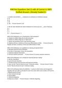 PHR Test Questions &lpar;Set 2&rpar; with all Correct & 100&percnt; Verified Answers &vert;Already Graded A&plus;