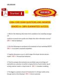 COBA Core Exam &ndash; Questions and Answers &ndash; Complete Exam Preparation Material