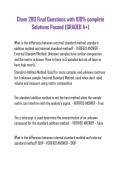 Chem 280 Final Questions with 100&percnt; complete Solutions Passed &lpar;GRADED A&plus;&rpar;
