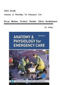 Test Bank for Anatomy & Physiology for Emergency Care&comma; 3rd Edition &lpar;Bledsoe&comma; 2020&rpar; Chapter 1-20 &vert; All Chapters&NewLine;
