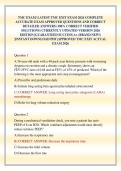 TMC EXAM&sol; LATEST TMC EXIT EXAM 2026 COMPLETE ACCURATE EXAM APPROVED QUESTIONS AND CORRECT DETAILED ANSWERS &lpar;100&percnt; CORRECT VERIFIED SOLUTIONS&rpar; CURRENTLY UPDATED VERSION 2026 EDITION &vert;GUARANTEED SUCCESS A&plus; &lpar;BRAND NEW&excl;&rpar; &vert;INSTANT DOWNLOAD PDF &vert;APPROVED TMC EXI