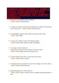 CANNON TRUST SCHOOL II - SAMPLE&NewLine;ACTUAL EXAM QUESTIONS WITH&NewLine;CORRECT ANSWERS 100&percnt; VERIFIED&NewLine;GRADED A&plus;