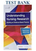 Test Bank&colon; Understanding Nursing Research&colon; Building an Evidence-Based Practice &lpar;7th Edition&rpar; &ndash; Comprehensive Chapter Reviews and Exam Prep