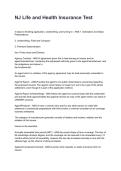 NJ Life and Health Insurance Test  Latest Edition &lpar;2026&sol;2027&rpar; with Verified Answers
