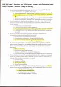 NUR 240 Exam 2 Questions and 100&percnt; Correct Answers with Rationales Latest 2026&sol;27 Update &ndash; Hondros College of Nursing