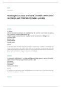 med surg EXAM A&plus; GRADE ASSURED COMPLETE SOLUTIONS AND VERIFIED ANSWERS
