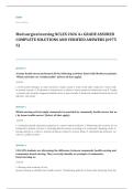 med surg EXAM A&plus; GRADE ASSURED COMPLETE SOLUTIONS AND VERIFIED ANSWERS