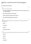 NR 668 Week 1 &ndash; Study Guide&comma; Key Concepts & Practice Questions Review