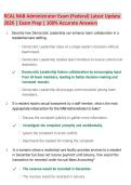 RCAL NAB Administrator Exam &lpar;Federal&rpar; Latest Update &NewLine;2026 &vert; Exam Prep &vert; 100&percnt; Accurate Answers