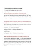Law of Evidence Notes & Exam Pack 2026 &vert; Criminal Procedure Act&comma; Hearsay&comma; DNA&comma; Evidence Law Summary &lpar;South Africa&rpar;