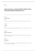 CFI FMVA EXAM A&plus; GRADE ASSURED COMPLETE SOLUTIONS AND VERIFIED ANSWERS