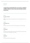 NCLEX RN EXAM A&plus; GRADE ASSURED COMPLETE SOLUTIONS AND VERIFIED ANSWERS