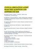 CLINICAL SIMULATION LATEST EXAM PREP QUESTIONS AND ANSWERS PDF 2026&period;&NewLine;&NewLine;