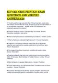 EDF 6225 CERTIFICATION EXAM QUESTIONS AND VERIFIED ANSWERS 2026&period;&NewLine;&NewLine;