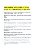 EFMB EXAM REVIEW QUESTIONS WITH ACCURATE SOLUTIONS 2026&period;&NewLine;&NewLine;