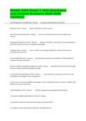 MANA 4322 Exam 1 Test Questions and Correct Answers 2025-2026 Updated&period;