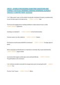 Exam &lpar;elaborations&rpar; CRCST - STERILE PROCESSING 