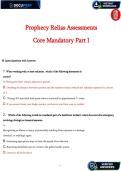 Prophecy Relias Core Mandatory Part II &vert; Patient Rights&comma; Advocacy&comma; Ethics & Safety Goals &vert; Verified Study Guide
