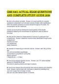 GMS 6401 ACTUAL EXAM QUESTIONS AND COMPLETE STUDY GUIDE 2026&period;pdf&NewLine;&NewLine;