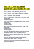 GMS 6474 LATEST EXAM PREP QUESTIONS AND ANSWERS  2026&period;pdf&NewLine;&NewLine;