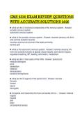 GMS 6530 EXAM REVIEW QUESTIONS&NewLine;WITH ACCURATE SOLUTIONS 2026 