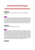 NCOA LDR 302S exam questions and answers 20262027 update