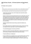 NURS 316 Exam 3 Practice &ndash; ATI Review Questions and Study Material