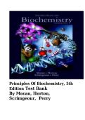 Biochemistry &ndash; Test Bank 2 &ndash; Comprehensive Practice Questions and Answers