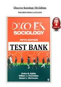 Discover Sociology &vert; Test Bank &lpar;PDF&rpar; &vert; Eglitis &vert; 5th Edition &vert; 2026&ndash;2027 &vert; Chapters 1&ndash;18 Covered