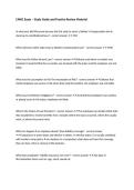 CAWC Exam &ndash; Study Guide and Practice Review Material