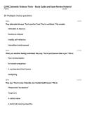 CAWC Domestic Violence Trivia &ndash; Study Guide and Exam Review Material