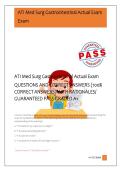 ATI Med Surg Gastrointestinal Actual Exam  &NewLine;QUESTIONS AND CORRECT ANSWERS &lpar;100&percnt; &NewLine;CORRECT ANSWERS&rpar; WITH RATIONALES&sol; &NewLine;GUARANTEED PASS GRADED A&plus; 