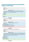 PSYC 101 Exam 3 &vert;Questions and Answers Latest Updated 2026 &lpar;Graded A&plus;&rpar; - Liberty University
