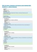 PSYC 101 Exam 2 &vert;Questions and Answers Latest Updated 2026 &lpar;Graded A&plus;&rpar; - Liberty University
