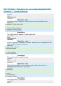 PSYC 101 Exam 1 &vert;Questions and Answers Latest Updated 2026 &lpar;Graded A&plus;&rpar; - Liberty University