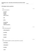 NUR 258 Exam 1 Final &ndash; Study Guide and Comprehensive Exam Review Material